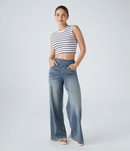 Kyra Sculpt™ Comfort Wide Leg Jeans