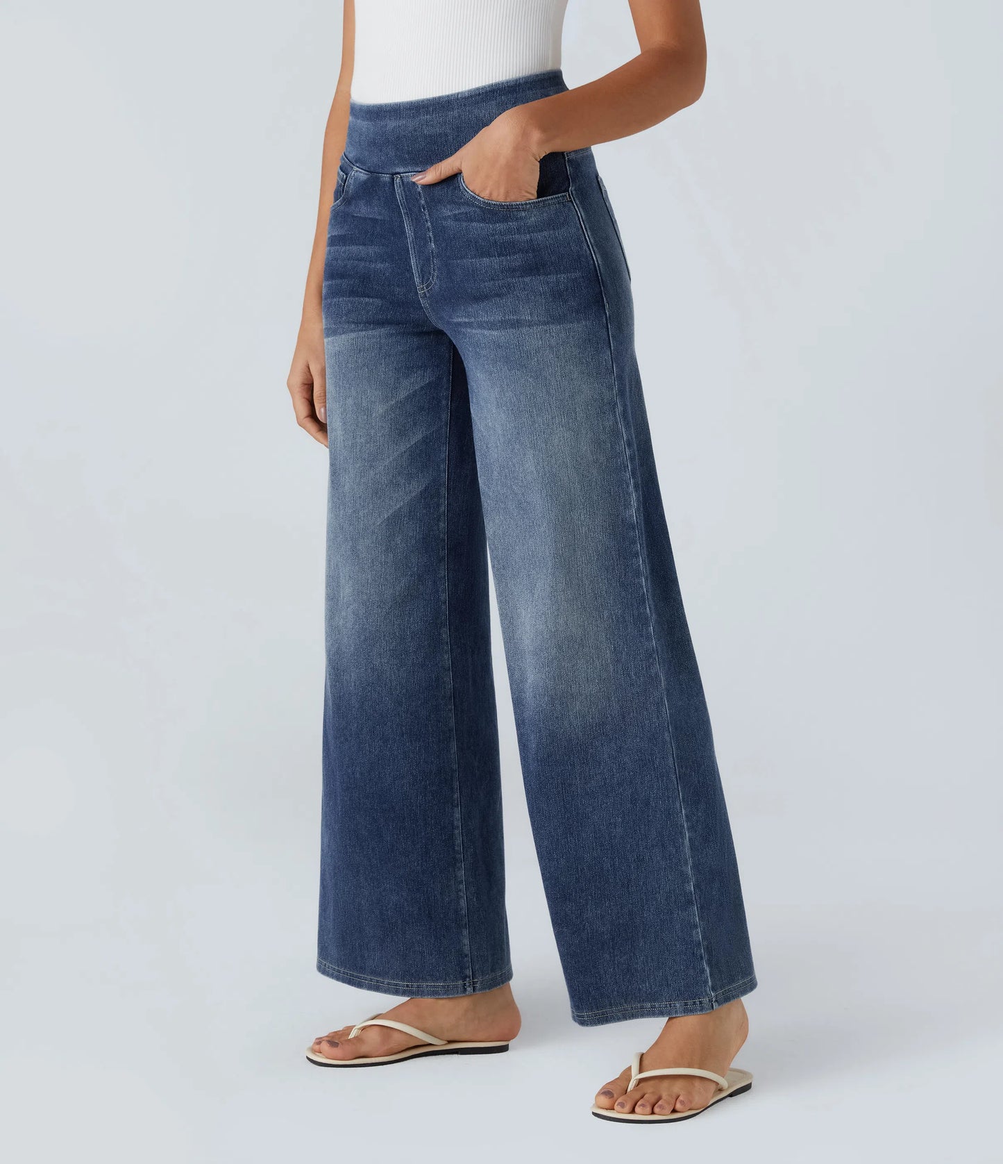 Kyra Sculpt™ Comfort Wide Leg Jeans
