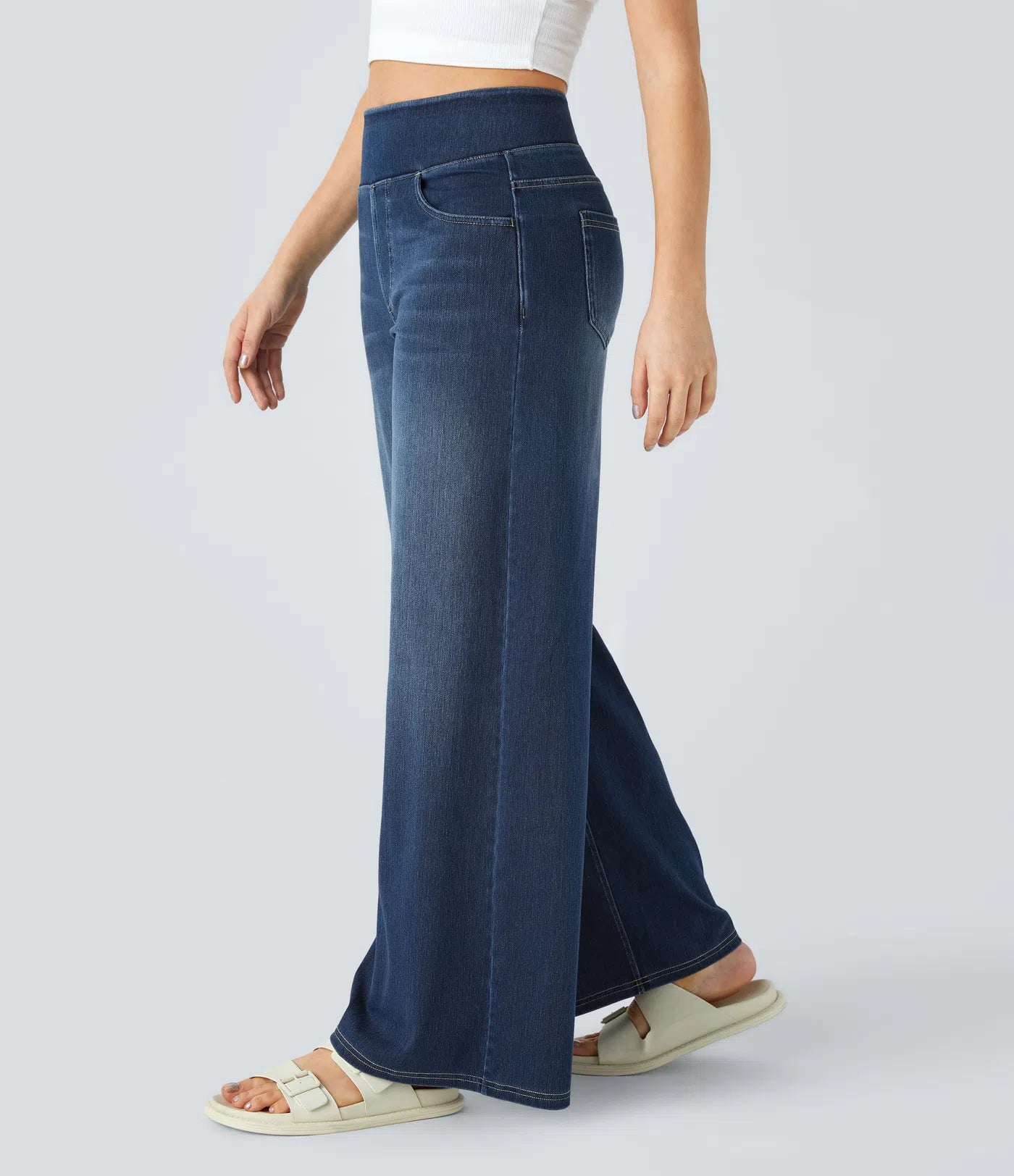 Kyra Sculpt™ Comfort Wide Leg Jeans