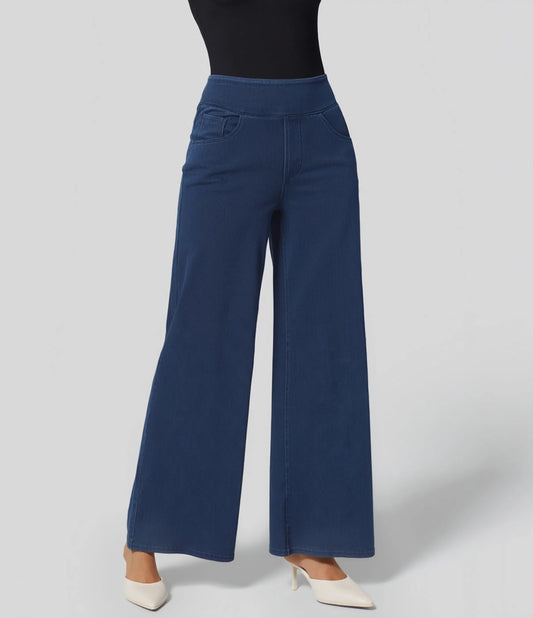 Kyra Clean Fit Wide Leg Denim