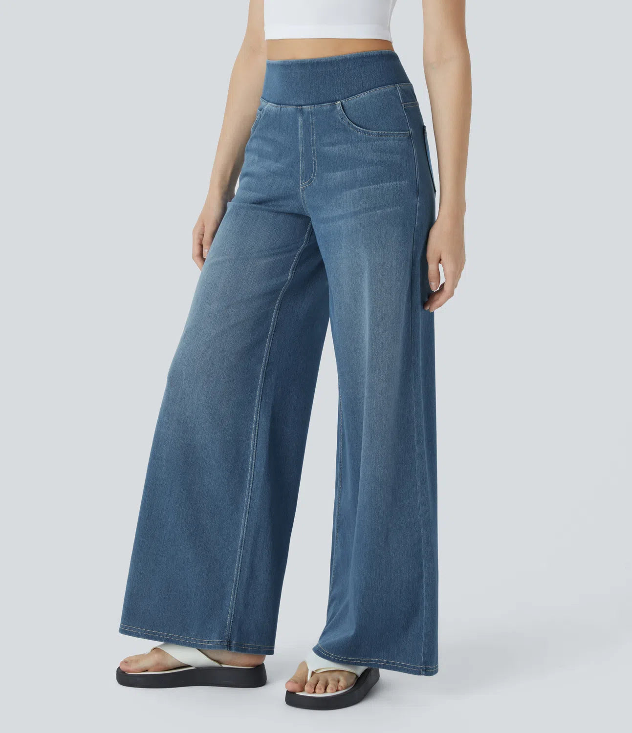 Kyra Sculpt™ Comfort Wide Leg Jeans