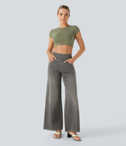 Kyra Sculpt™ Comfort Wide Leg Jeans