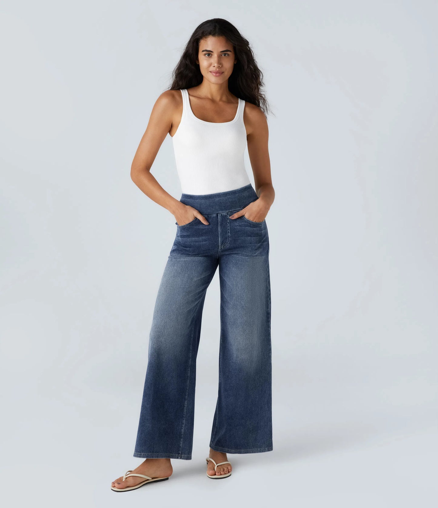 Kyra Sculpt™ Comfort Wide Leg Jeans