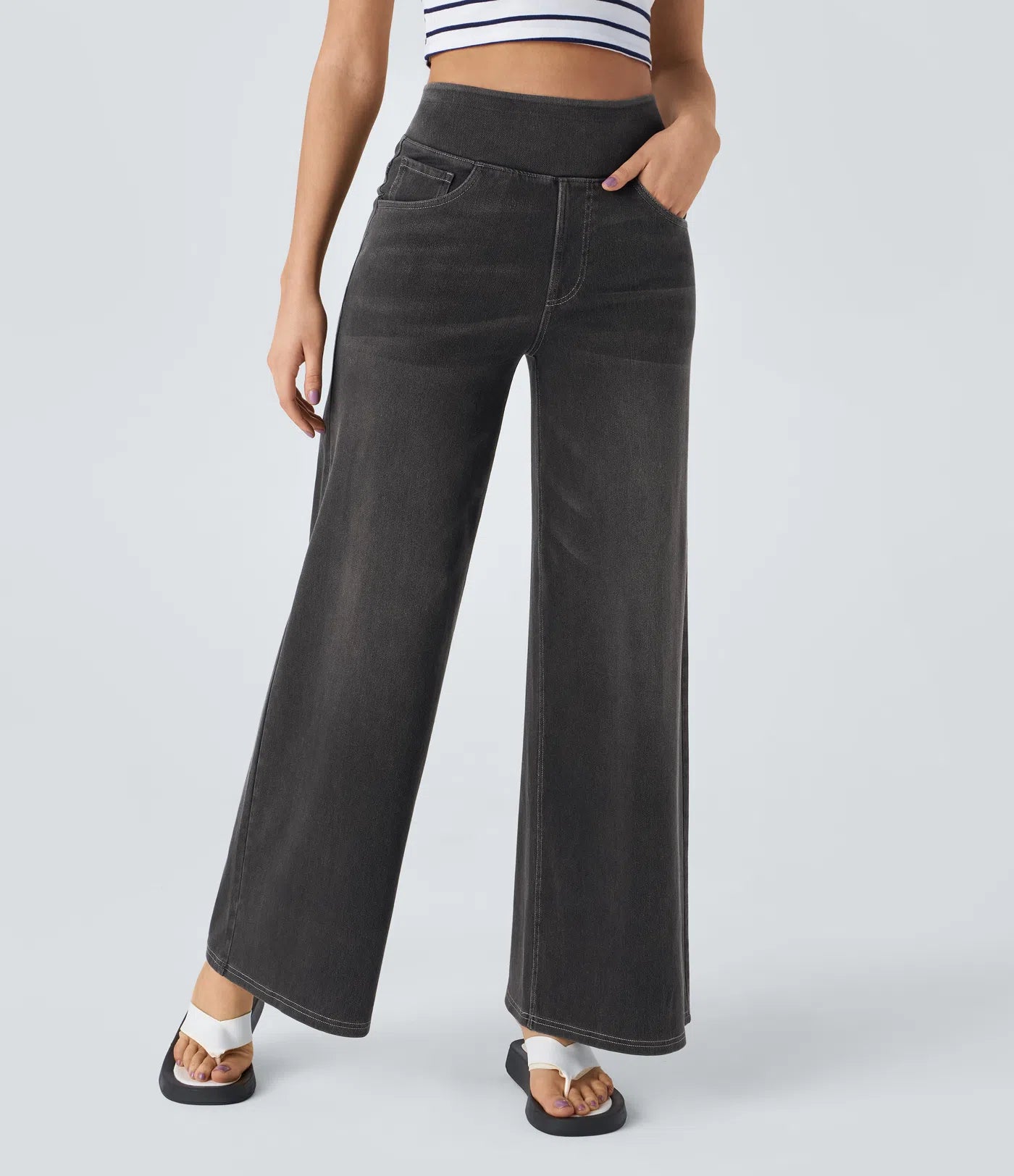 Kyra Sculpt™ Comfort Wide Leg Jeans