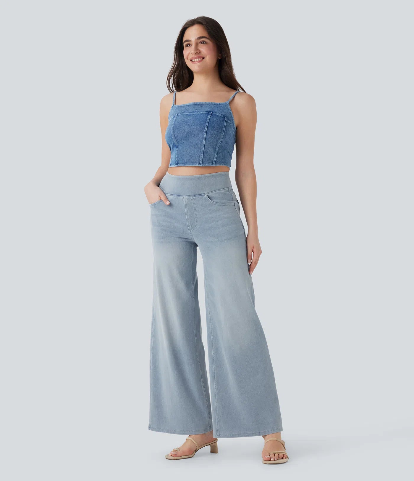 Kyra Sculpt™ Comfort Wide Leg Jeans