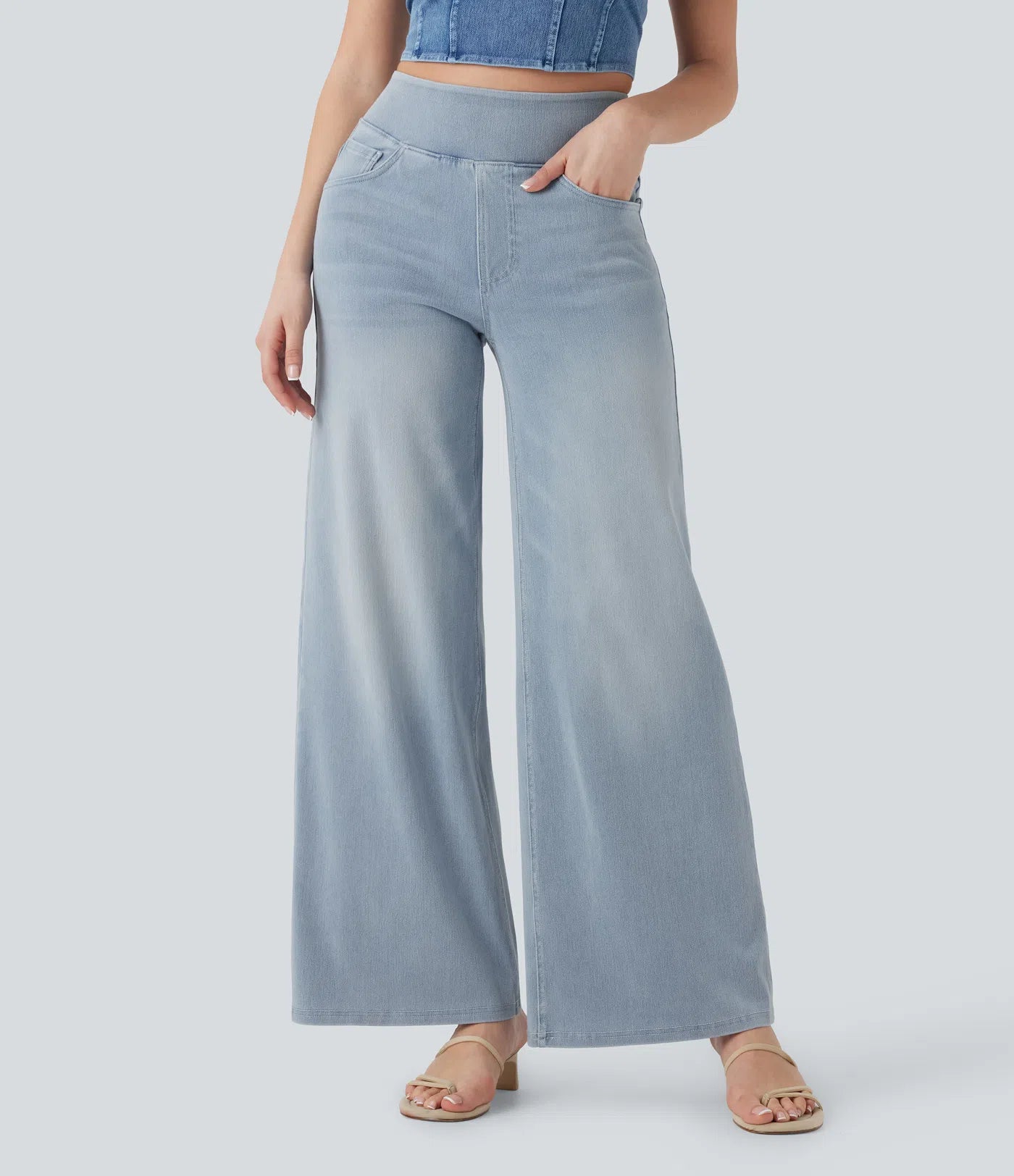 Kyra Sculpt™ Comfort Wide Leg Jeans